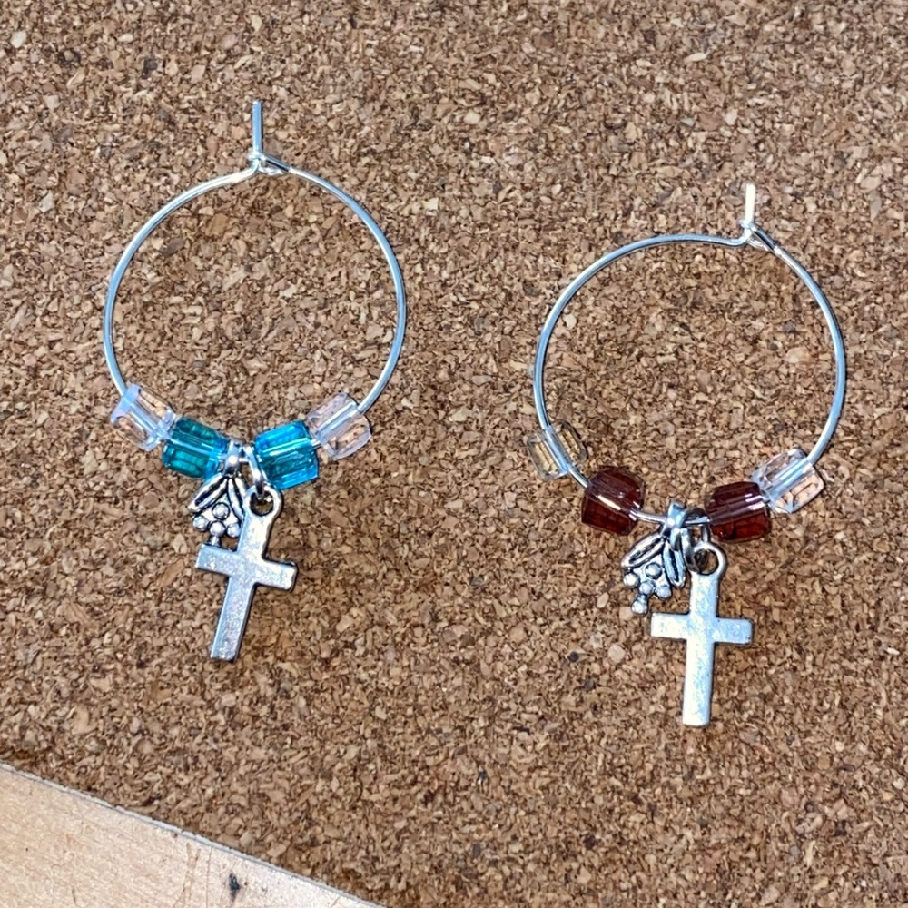 Communion cross charm set. New